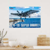 F/A-18E SUPER HORNET POSTER (Küche)