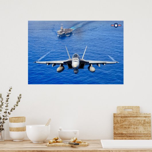 F/A-18E SUPER HORNET POSTER (Küche)