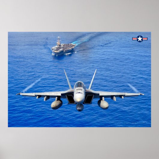 F/A-18E SUPER HORNET POSTER (Vorne)