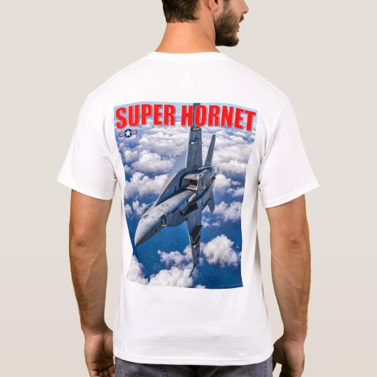 F/A-18E SUPER HORNET T-Shirt (Rückseite)