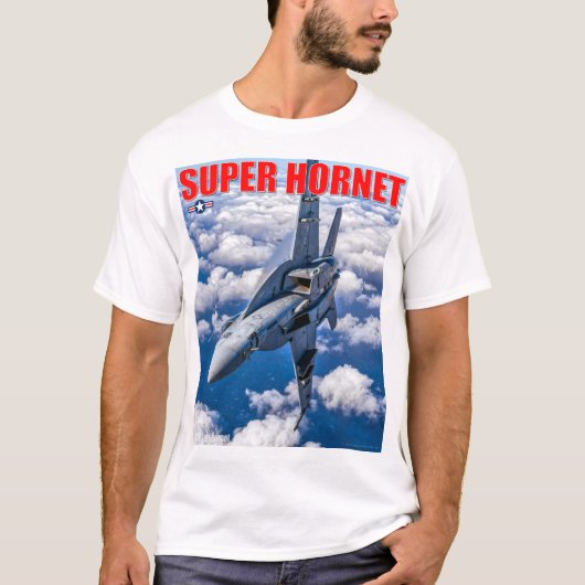 F/A-18E SUPER HORNET T-Shirt (Vorderseite)