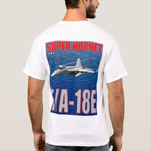 F/A-18E SUPER HORNET T-Shirt (Rückseite)