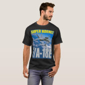 F/A-18E SUPER HORNET T-Shirt (Vorne ganz)