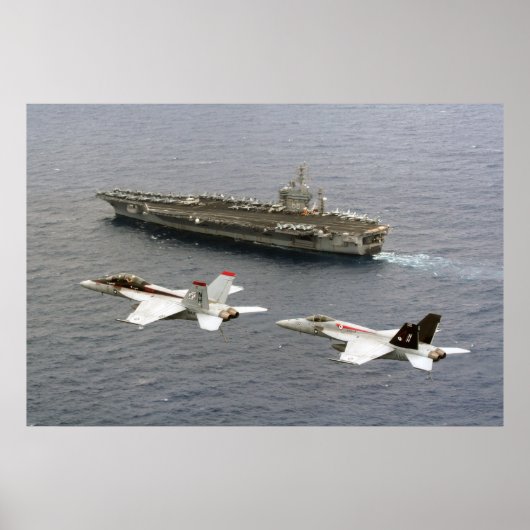 F/A-18E Superhornet Poster (Vorne)