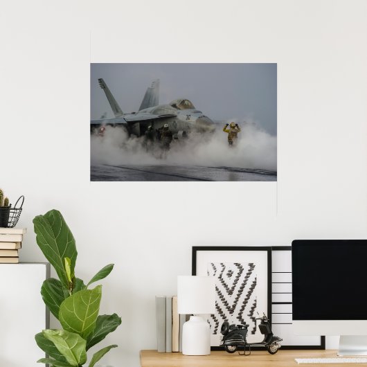 F/A-18E Superhornet Poster (Heimbüro)