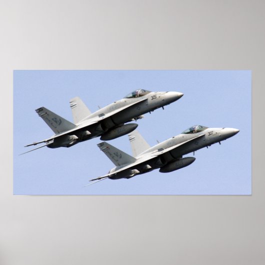 F/A-18E Superhornet Poster (Vorne)