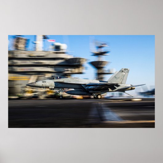 F/A-18E Superhornet Poster (Vorne)
