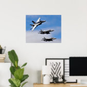 F/A-18E Superhornet Poster (Heimbüro)