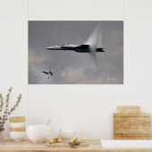 F/A-18F im Flug Poster (Küche)