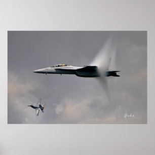 F/A-18F im Flug Poster