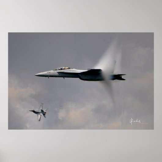 F/A-18F im Flug Poster (Vorne)