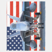 F/A-18F SUPER HORNET FLEECEDECKE (Vorderseite)