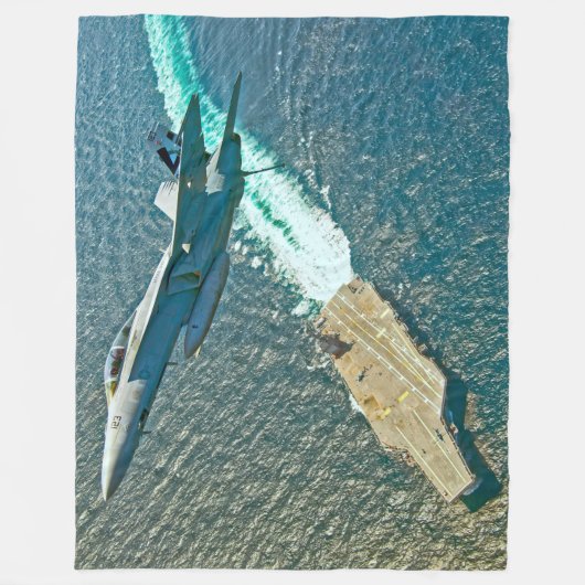 F/A-18F SUPER HORNET FLEECEDECKE (Vorderseite)