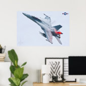 F/A-18F SUPER HORNET POSTER (Heimbüro)