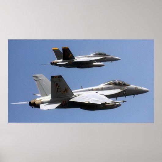 F/A-18F Super Hornet Poster (Vorne)
