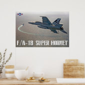 F/A-18F SUPER HORNET POSTER (Küche)