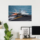 F/A-18F Super Hornet Poster (Heimbüro)