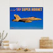 F/A-18F SUPER HORNET POSTER (Küche)