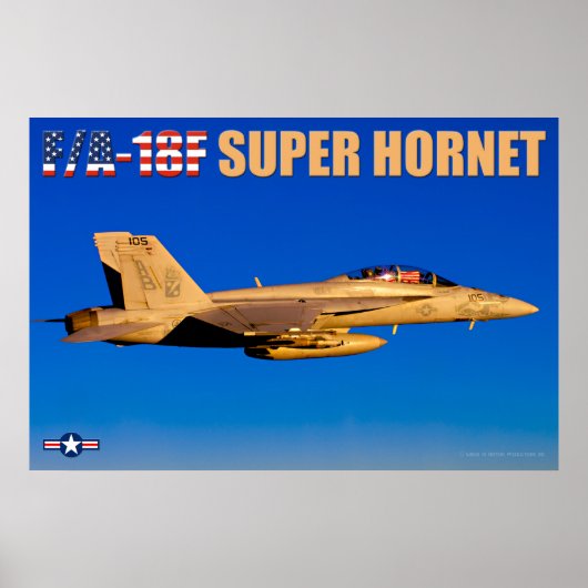 F/A-18F SUPER HORNET POSTER (Vorne)