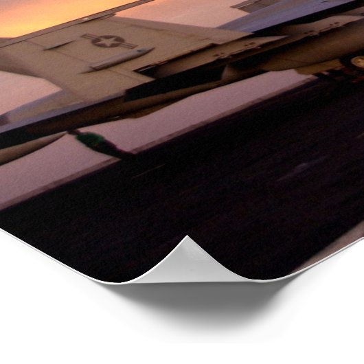 F/A-18F Super Hornet Poster (Ecke)