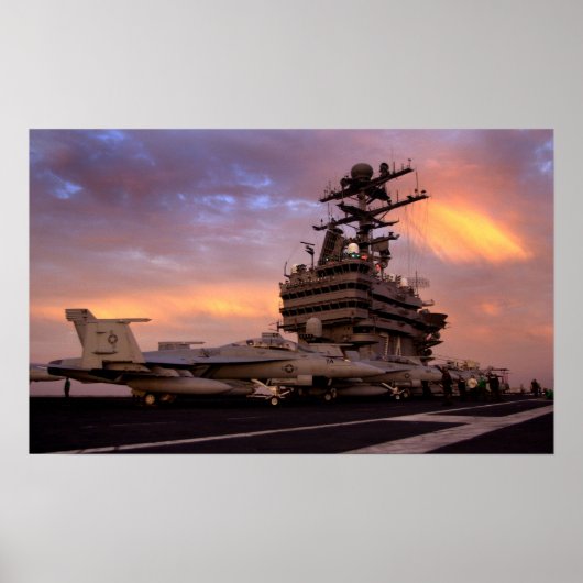 F/A-18F Super Hornet Poster (Vorne)