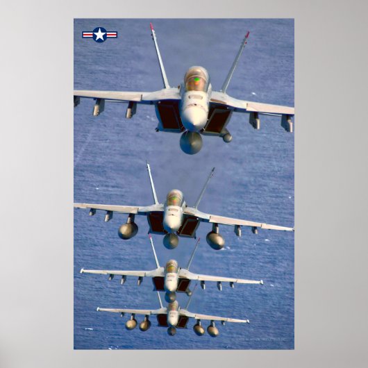 F/A-18F SUPER HORNET POSTER (Vorne)