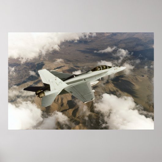 F/A-18F Super Hornet Poster (Vorne)