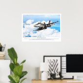 "F/A-18F Super Hornet" Poster (Heimbüro)