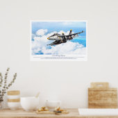 "F/A-18F Super Hornet" Poster (Küche)