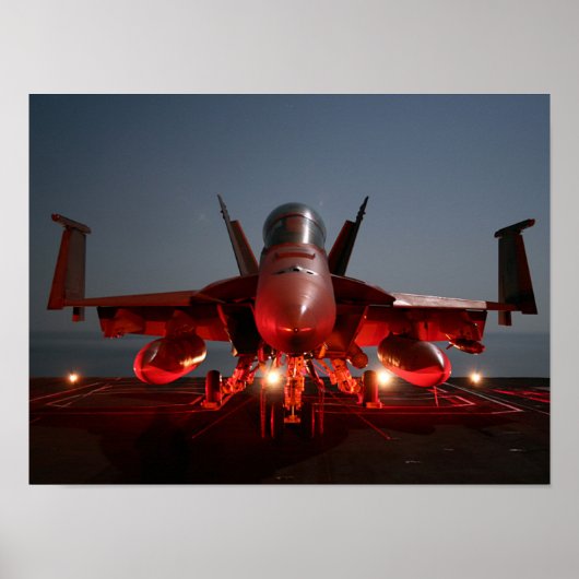 F/A-18F Super Hornet Poster (Vorne)