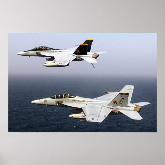 F/A-18F Super Hornet Poster (Vorne)