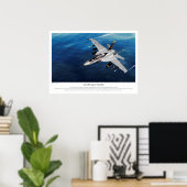 "F/A-18F Super Hornet" Poster (Heimbüro)