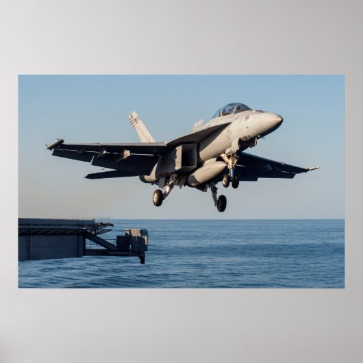 F/A-18F Super Hornet Poster (Vorne)