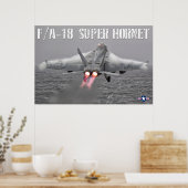 F/A-18F SUPER HORNET POSTER (Küche)