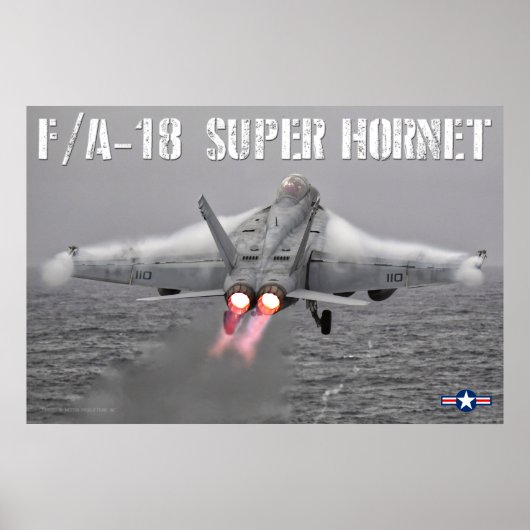 F/A-18F SUPER HORNET POSTER (Vorne)
