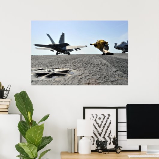 F/A-18F Super Hornet Poster (Heimbüro)
