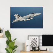 F/A-18F Super Hornet Poster (Heimbüro)