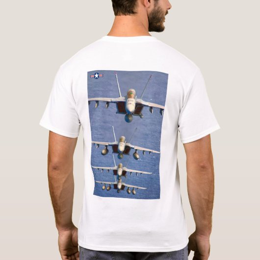 F/A-18F SUPER HORNET T-Shirt (Rückseite)