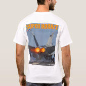 F/A-18F SUPER HORNET T-Shirt (Rückseite)