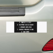 F.A.I.T.H. Autoaufkleber (Auf Auto)