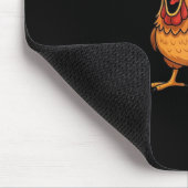 F-Awk-F Chicken F-Caw-F Rooster Funny Humor Meme Mousepad (Ecke)