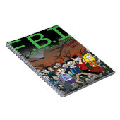 F.B.I (Freak Busting Idiots) Zombie Boy Notebook Notizblock (Rechte Seite)