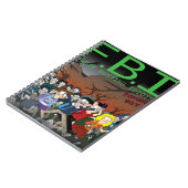 F.B.I (Freak Busting Idiots) Zombie Boy Notebook Notizblock (Linke Seite)