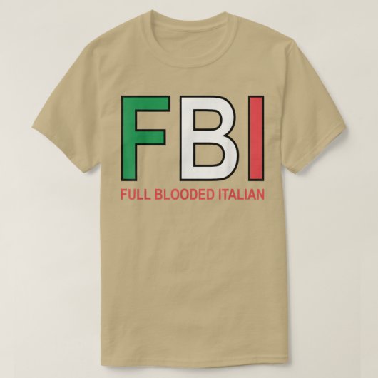 F B I Vollblut Italienische Mädchen Mädchen Jungen T-Shirt (Design vorne)