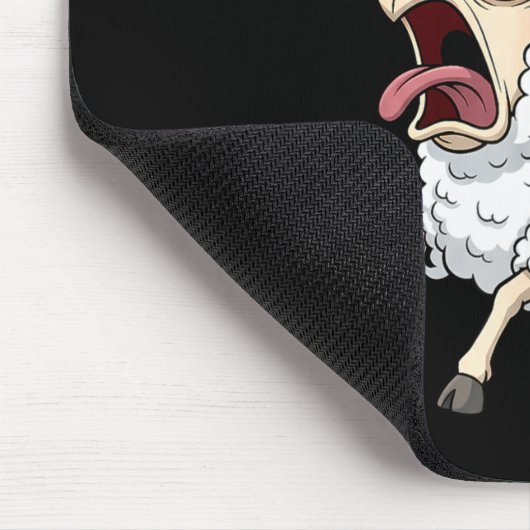 F-baa-f Meme – Funny Screaming Meme Graphic  Mousepad (Ecke)