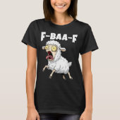 F-baa-f Meme – Funny Screaming Meme Graphic T-Shirt (Vorderseite)