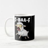 F-baa-f Meme – Lustiges schreiendes Meme-Grafik Kaffeetasse (Links)