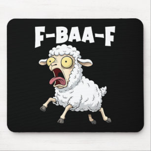 F-baa-f Meme – Lustiges schreiendes Meme-Grafik Mousepad