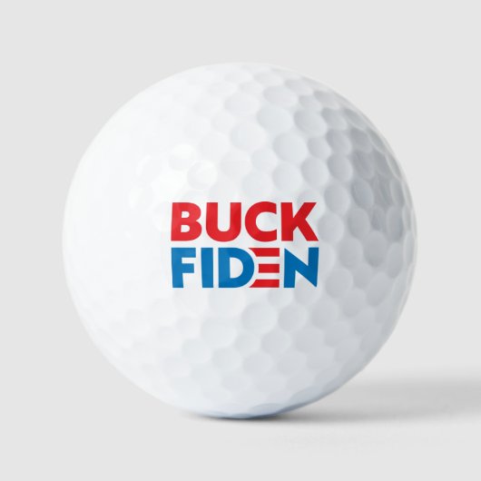 f Biden lustige Anti-Joe Biden Pro Trump 2024 Golfball (Vorderseite)