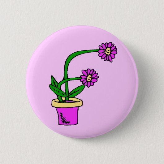 F-Blume-Monogramm-Taste Button (Vorderseite)
